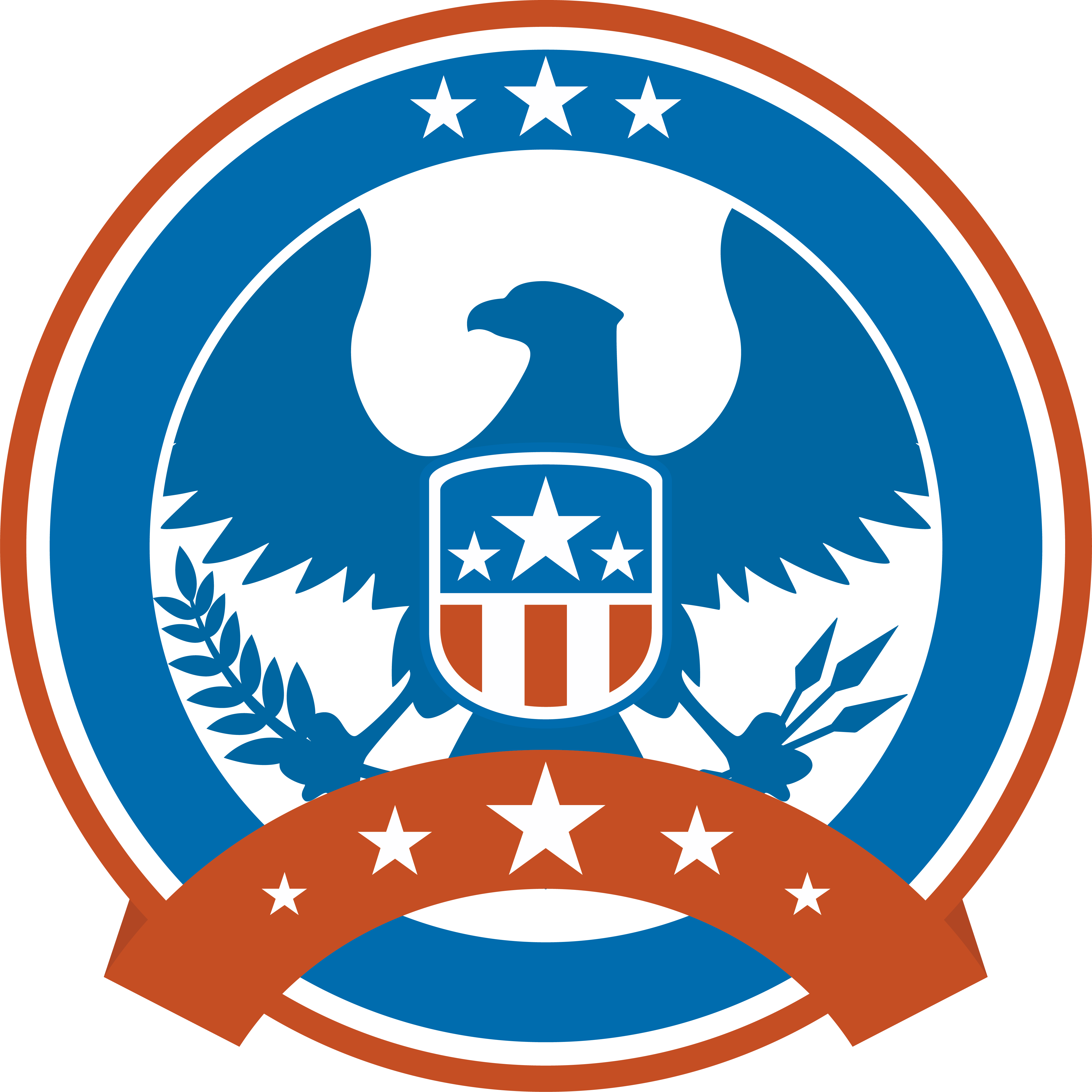 Exquisite Round Eagle Logo - Exquisite Round Eagle Logo (4467x4468)