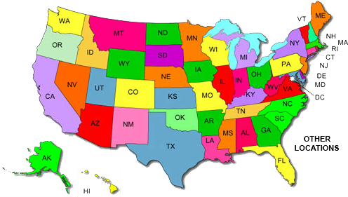 State Info & Homeschooling Laws - Map (500x287)