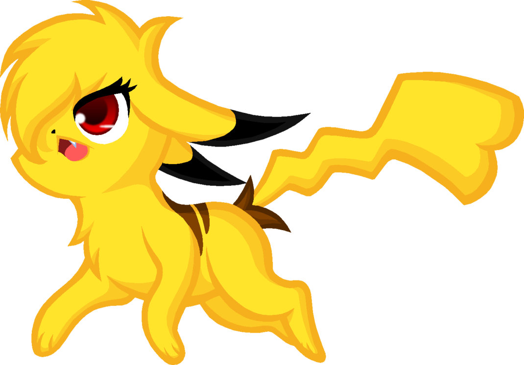 Pikachu Anatomy Practice - Cartoon (1070x747)