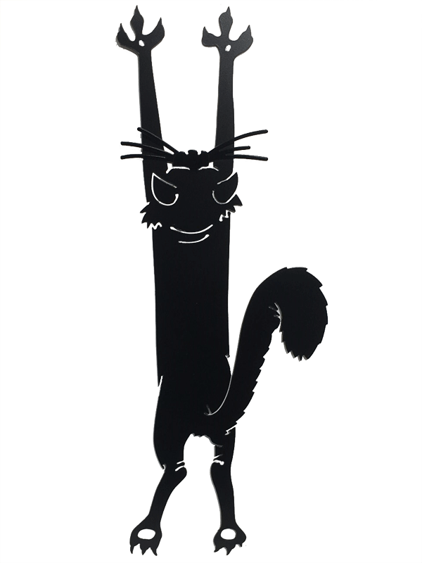Clawing Kitty - Wall - Illustration (600x800)
