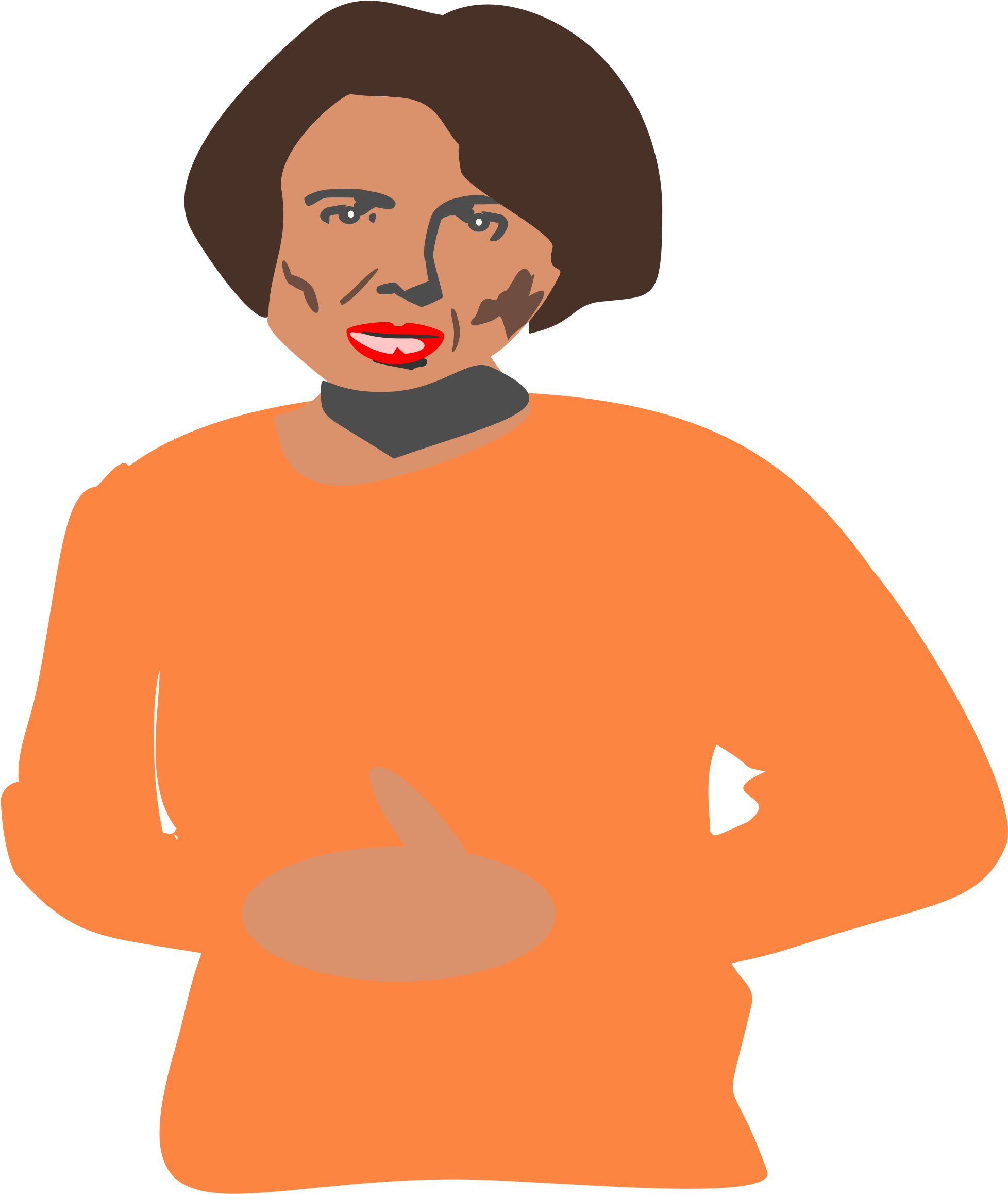 Free Clipart - Bob Cut (2400x2400)