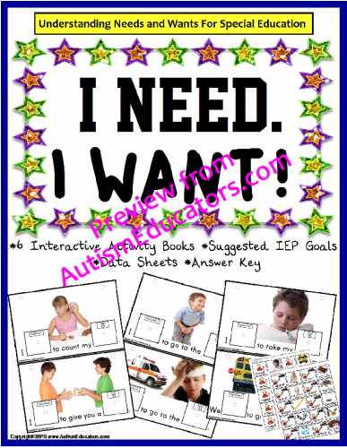 Autism Speech Language Writing Bundle - Special Education (500x500)