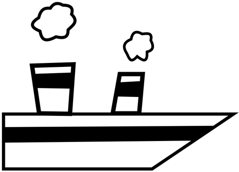 Cartoon Ship Vector Graphics - سفينة Clipart (500x366)