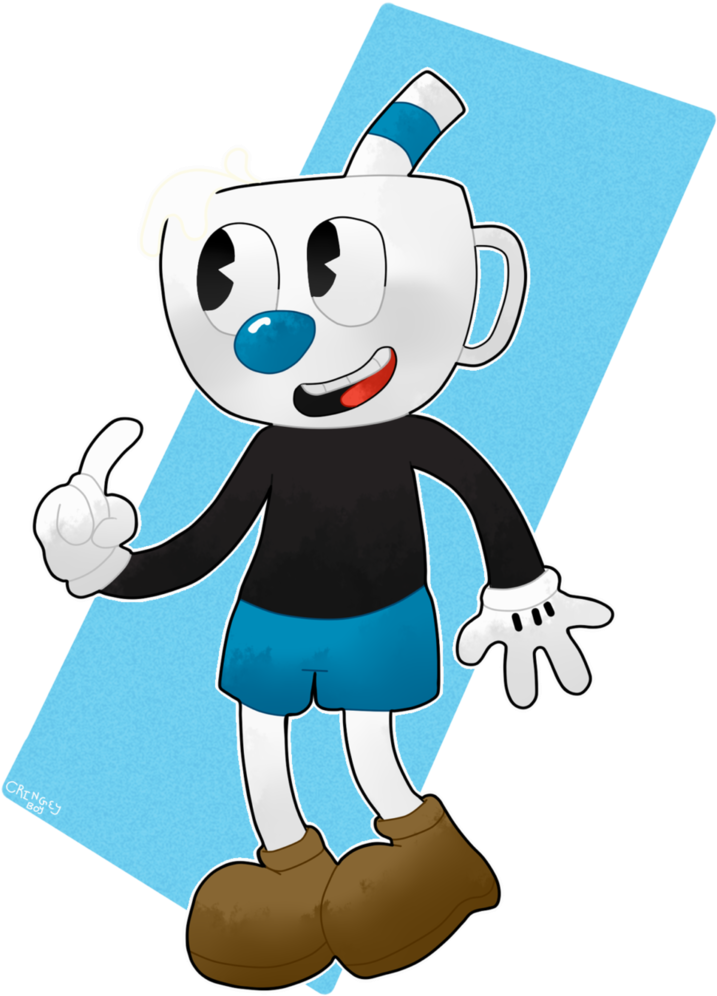 Mugman By Cringeyboy - Cuphead (757x1054)