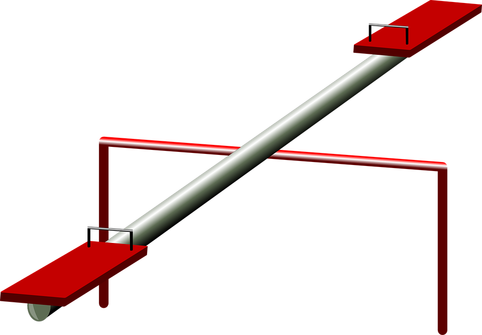 Seesaw Clipart (960x666)