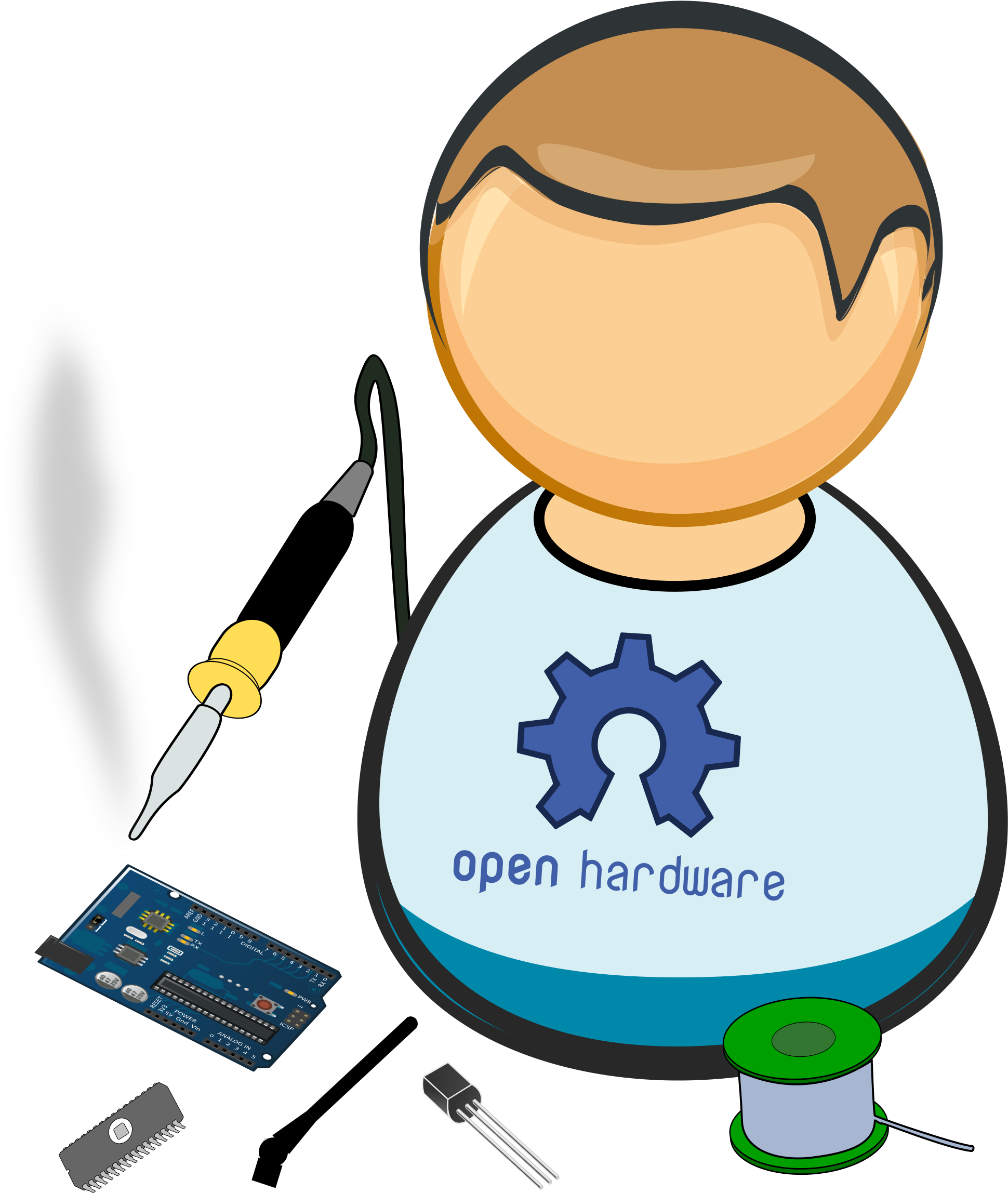 Hacker Clipart Computer Technician - Hardware Clipart (2021x2400)
