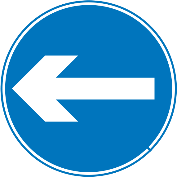 Traffic Signs Go Straight (750x750)