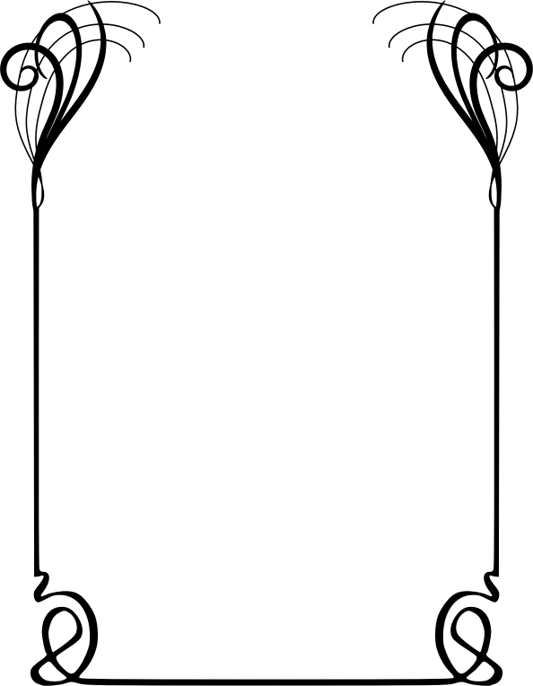 Medium Image - A4 Size Borders Png (594x764)