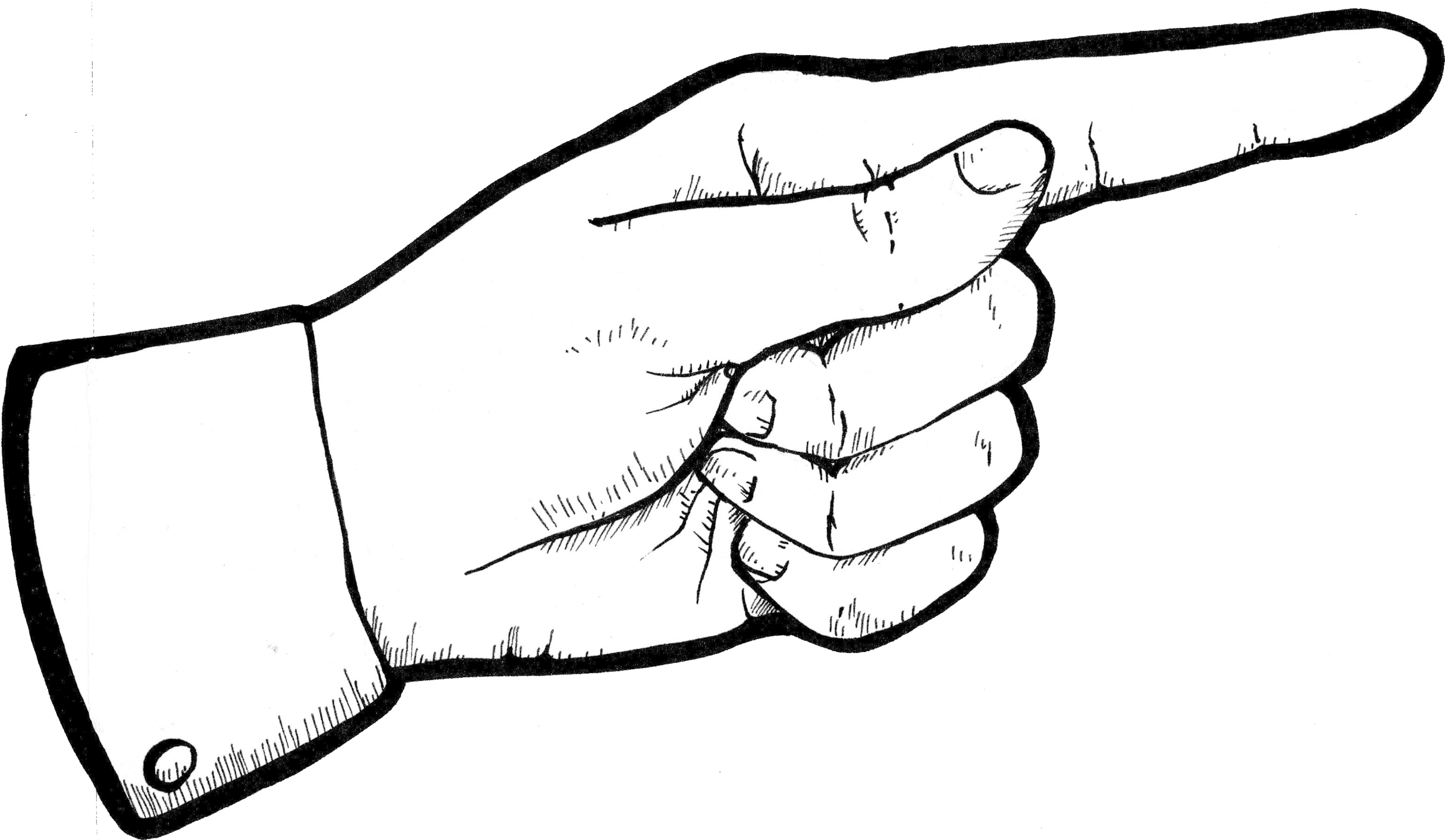 Die Number 1 Clipart - Clip Art Finger Pointing (2970x1722)