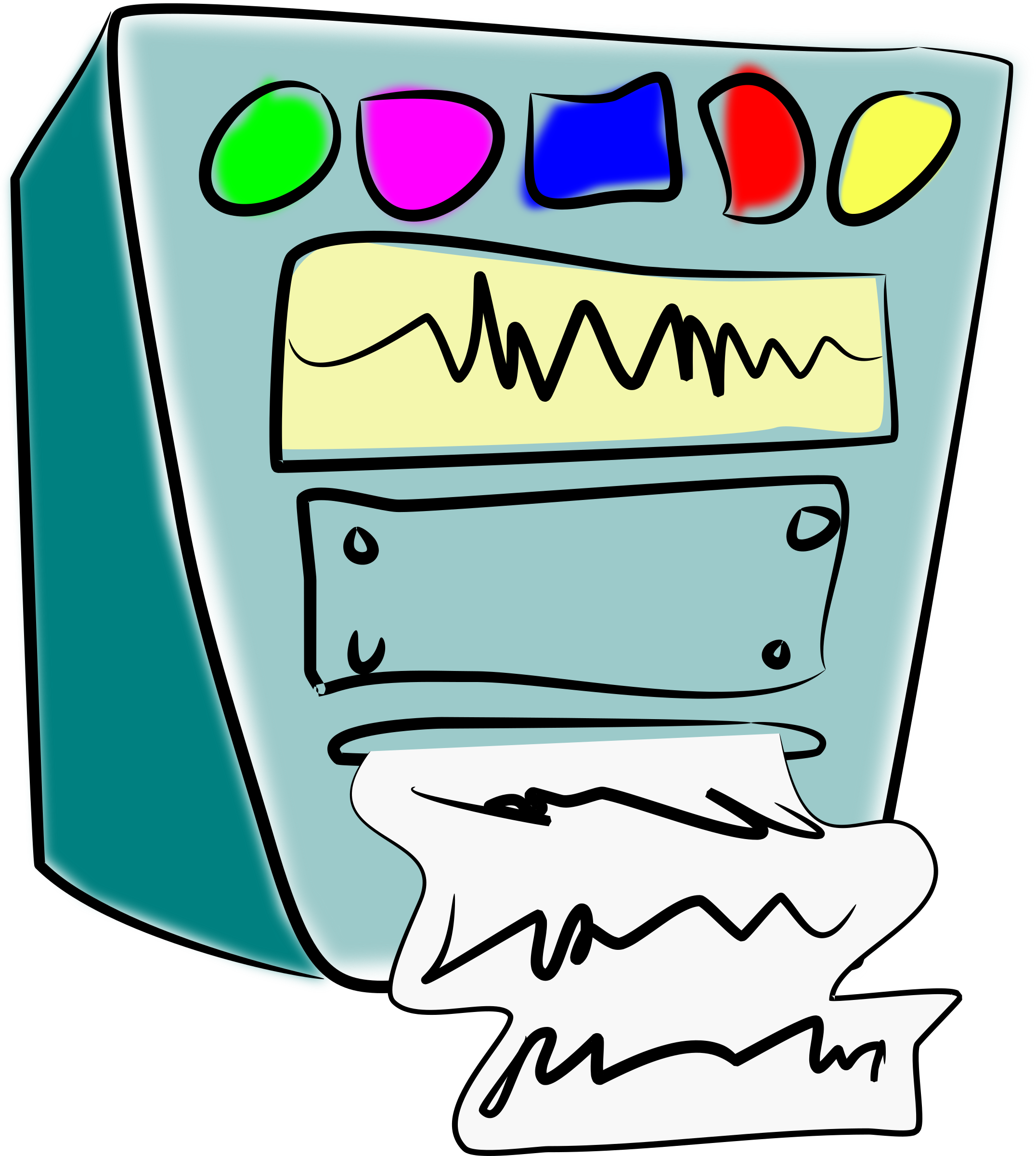 Old Computer Clipart - Clip Art (2152x2400)