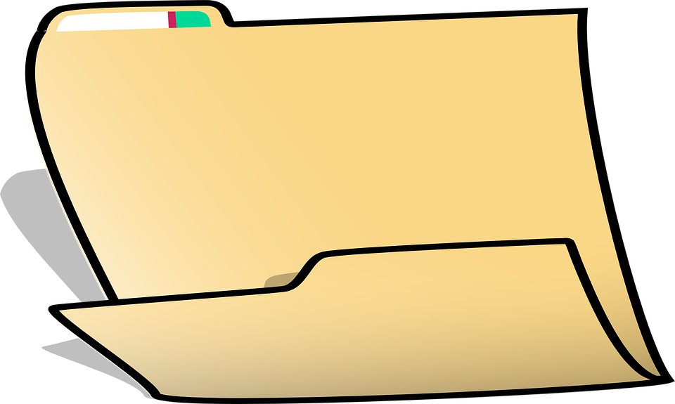 Folder Office File Document Open Directory - File Folder Clip Art (1252x750)