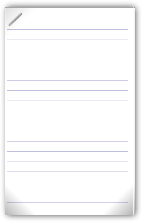 Stack Of Papers Vector Clipart - Stapled Stack Of Papers (777x1200)