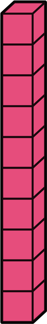 Cube Clipart Ten Base - Base Ten Blocks (400x2296)