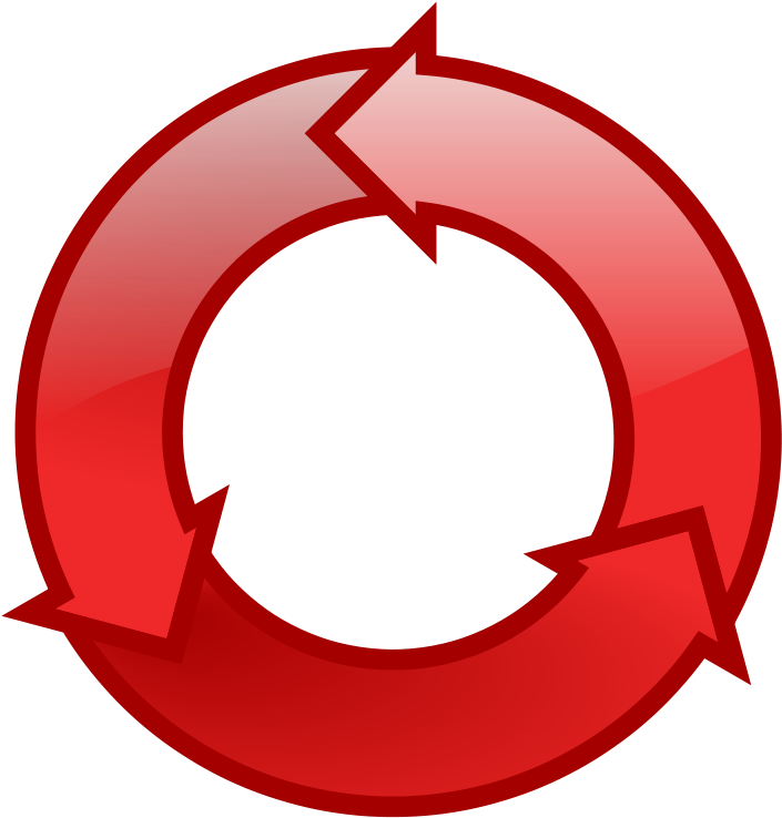 Process Cliparts - 3 Cycle Icon (2400x2400)