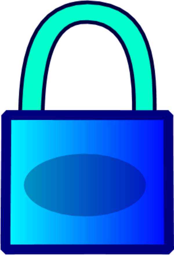 Padlock Closed Green - Clip Art (600x881)