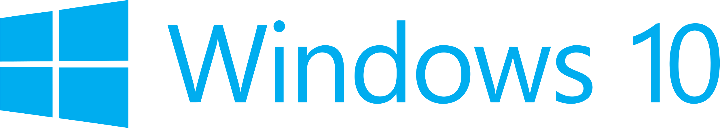 Windows 10 Logo Vector (2500x446)