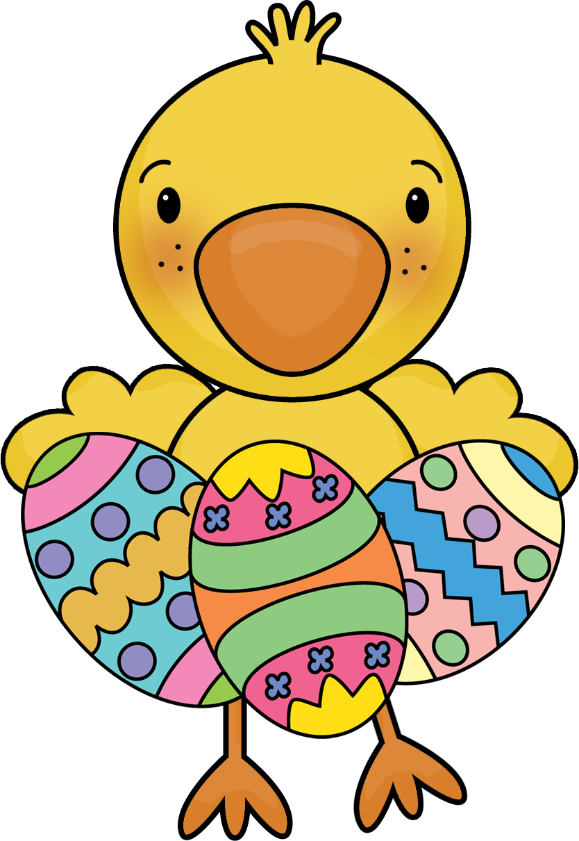 Easter Chick Images - Clip Art (834x1211)