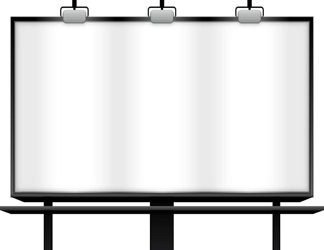 Billboard Clipart (1100x850)