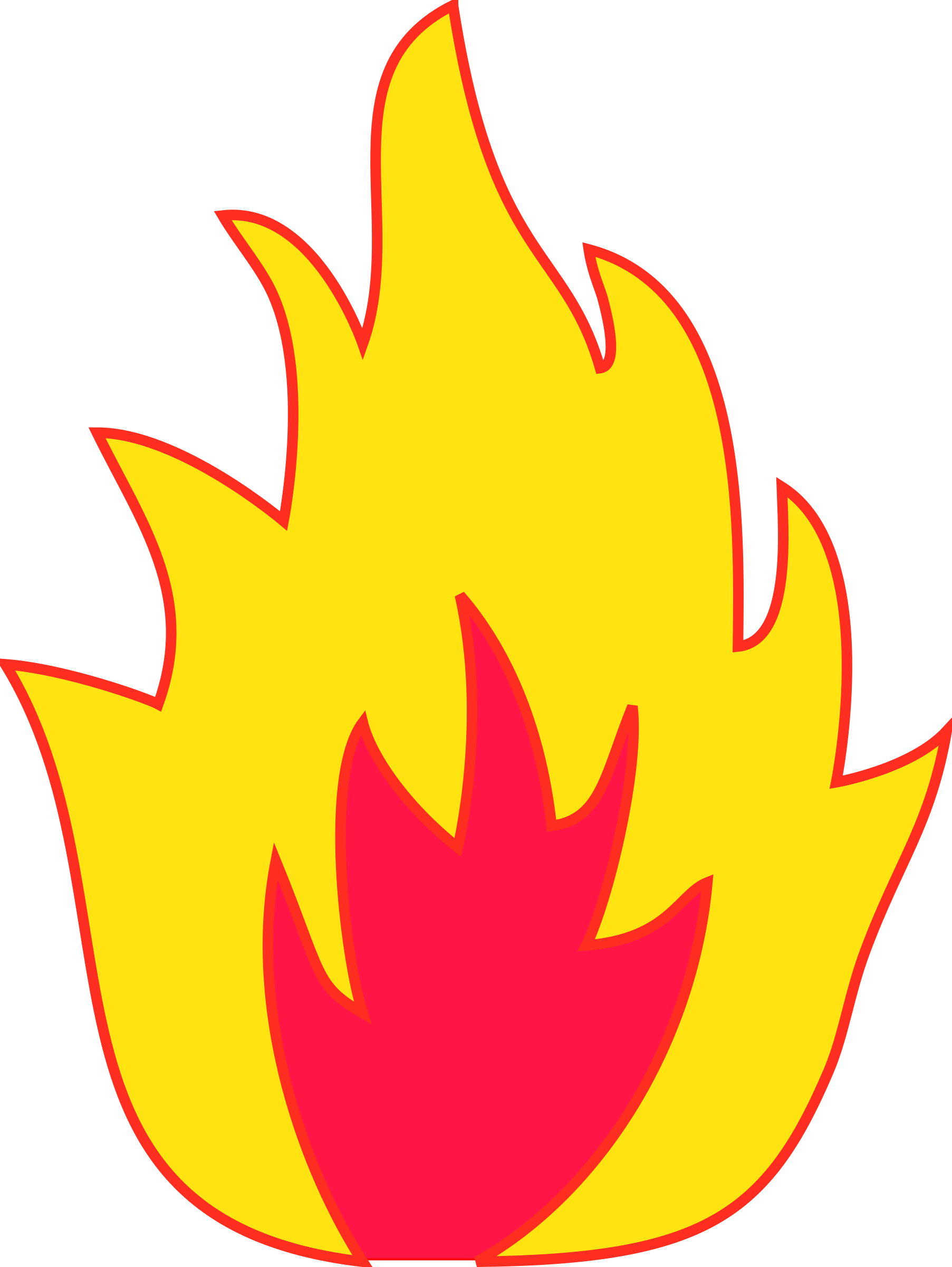 Fire Clipart - Fire Transparent Background (1805x2400)