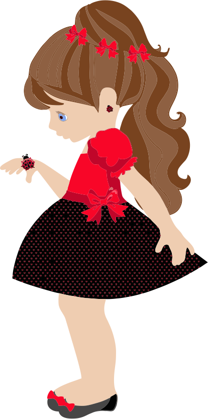 Click On Little Lady - Illustration (414x834)