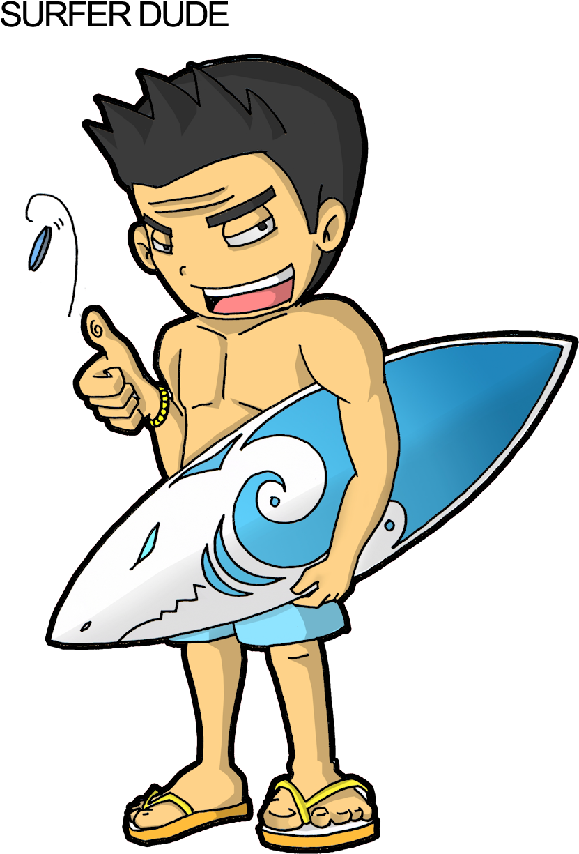 Surfer Dude - August 18 (909x1301)
