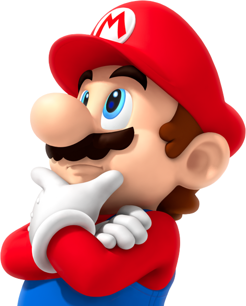 View Samegoogleiqdbsaucenao Image , - Mario Thinking Png (489x608)