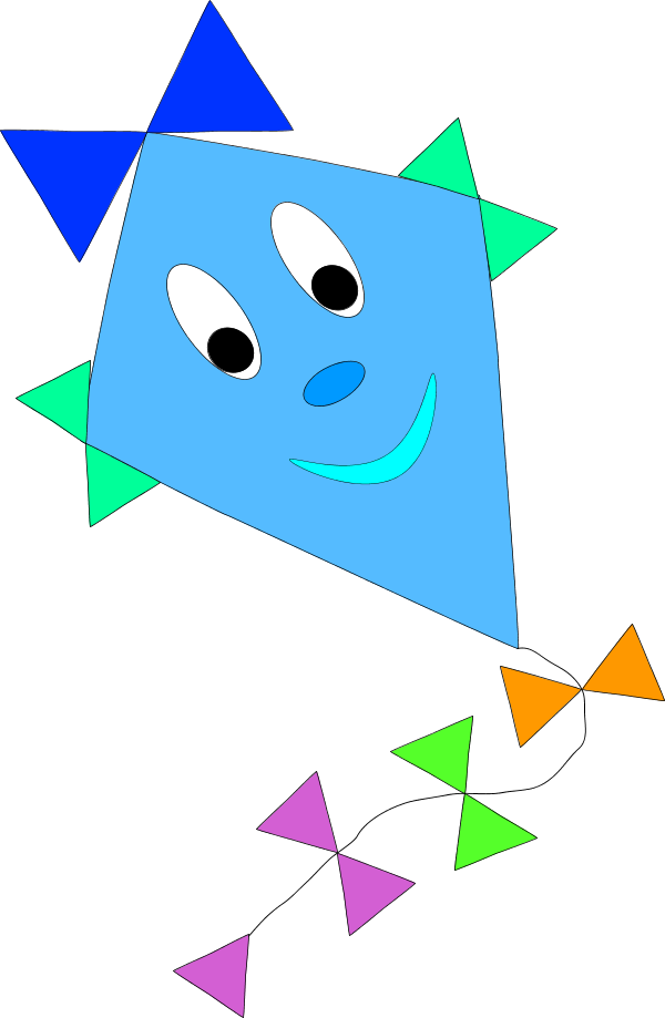Kite Clipart - Kite (600x919)