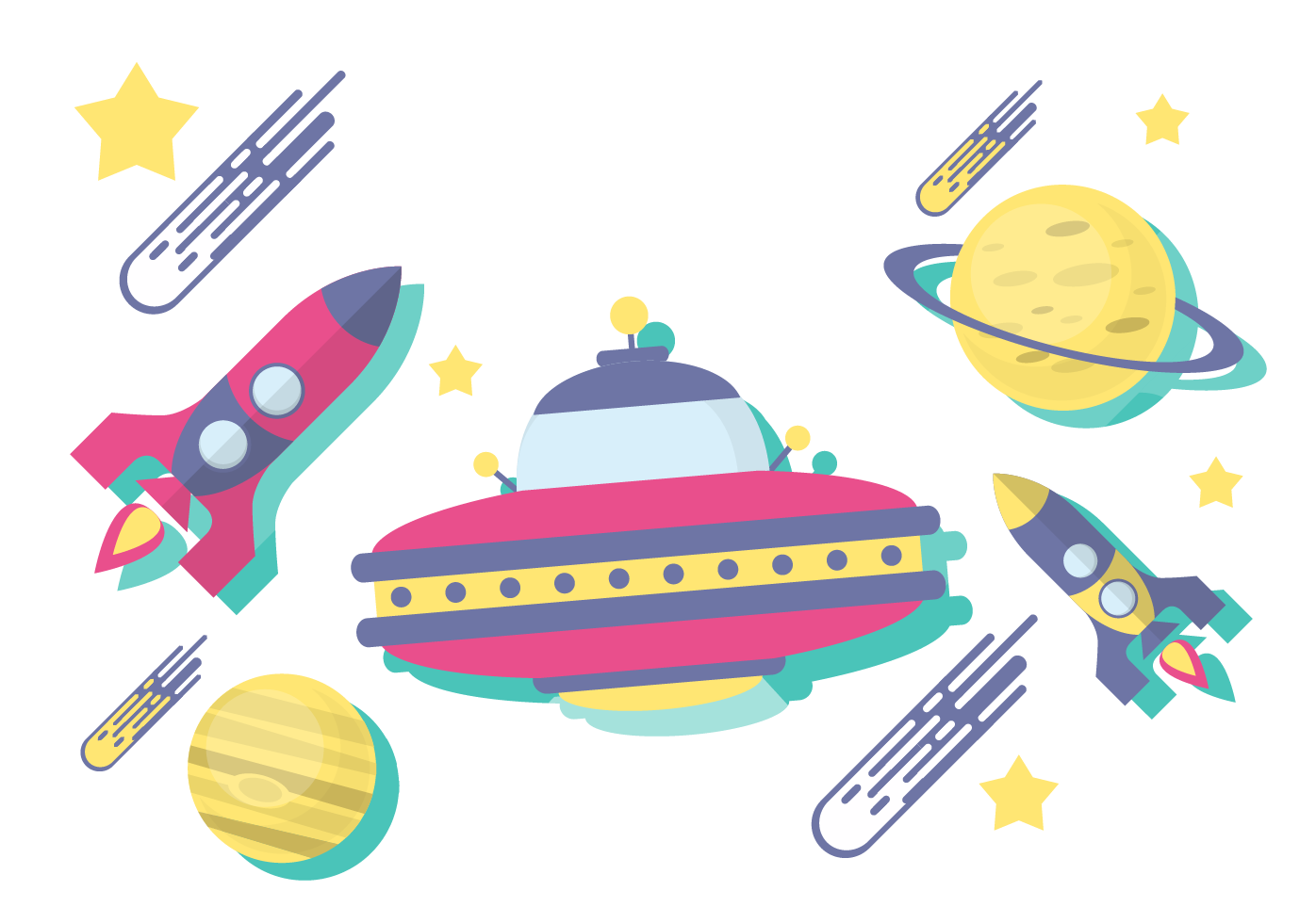 Spacecraft Rocket Euclidean Vector - Euclidean Vector (1396x980)