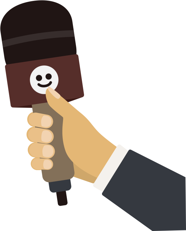 Microphone Interview Drawing - Interview Vector (800x800)