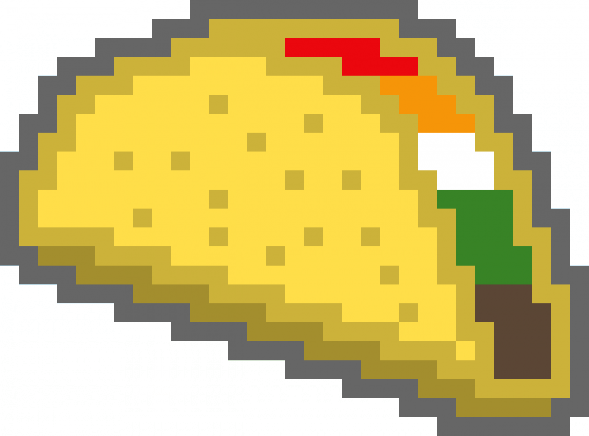 Taco - Fireball Pixel Art Gif (1200x890)