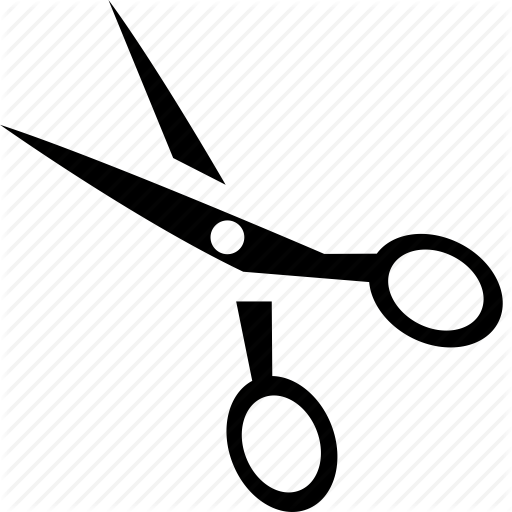 Scissors Cutting Line Png Icon (512x512)