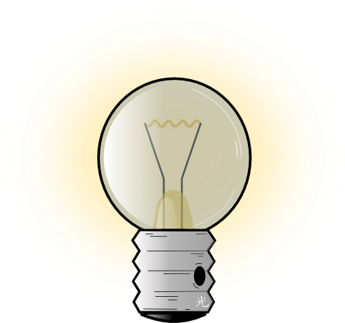 Light Bulb Clipart - Bohlam Kartun (512x474)