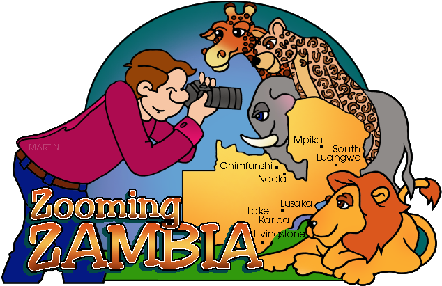 Zambia Map - Grassland (648x424)