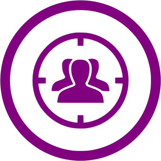Target Audience Icon White (512x512)