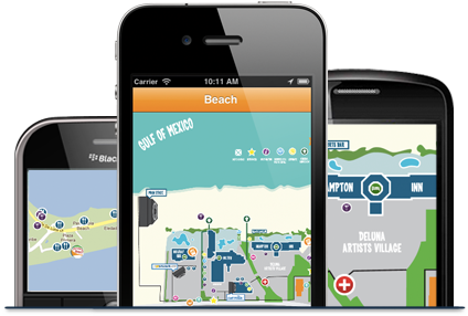 Interactive Music Festival Map - Iphone 5 (436x322)