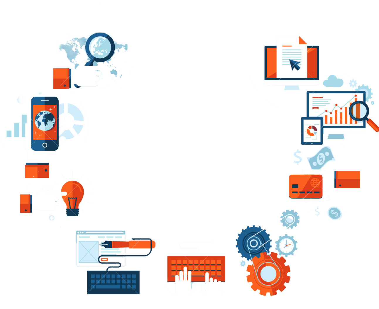 Web Design And Creative Services - Diagram (1300x1300)