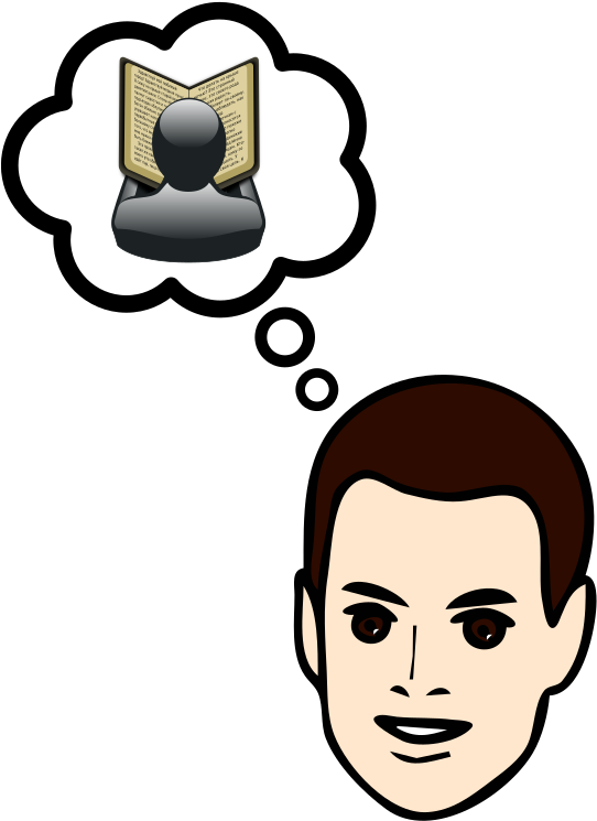 Clip Art People Thinking Download - Thinking About Dancing (1733x2400)