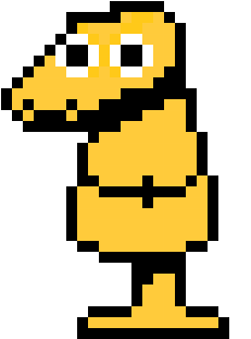 Pain - Undertale Glad Dummy Sprite (380x430)