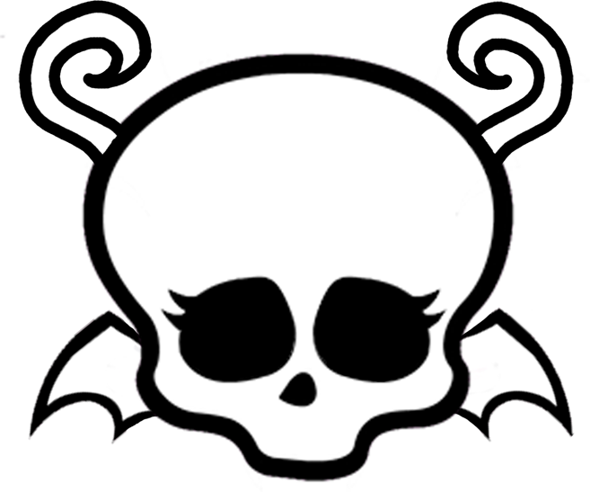 Bo Skull - Monster High Skull Coloring Pages (657x547)