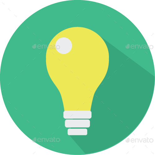 Flat Circle Png Creative Idea - Creative Flat Icon Png (498x498)