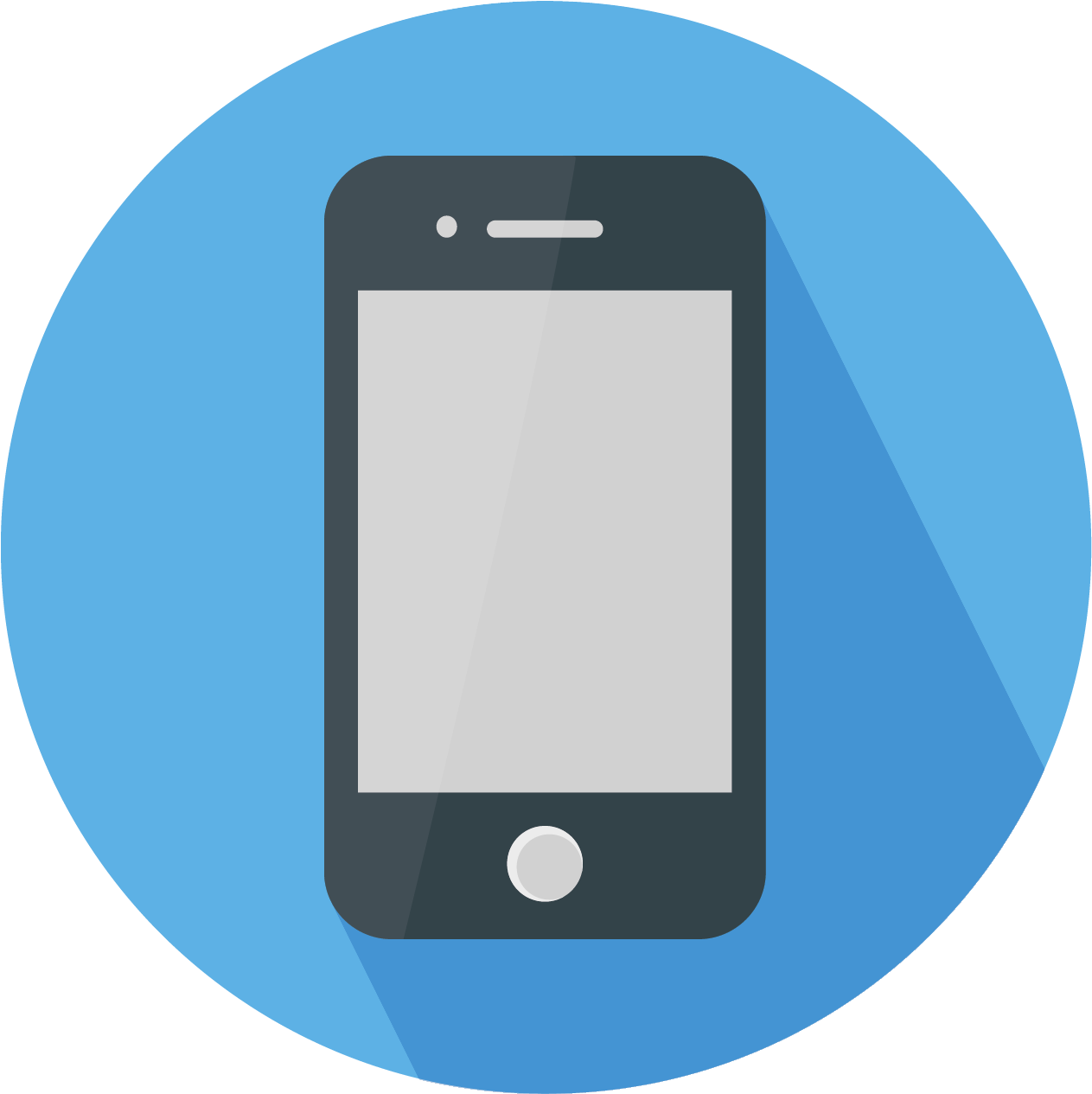 Flat Design Icon - Iphone Flat Icon Png (1269x1293)