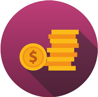 Accounting Icon Flat For Kids - Circle (404x316)