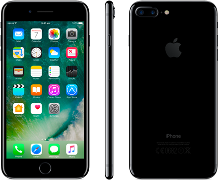 Iphone 7 Plus Jet Black - Iphone 7 Plus Matte Black (450x548)