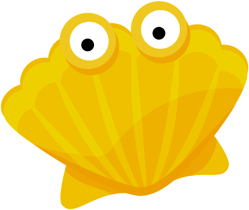Say Hello - Coquille St Jacques Dessin (900x900)