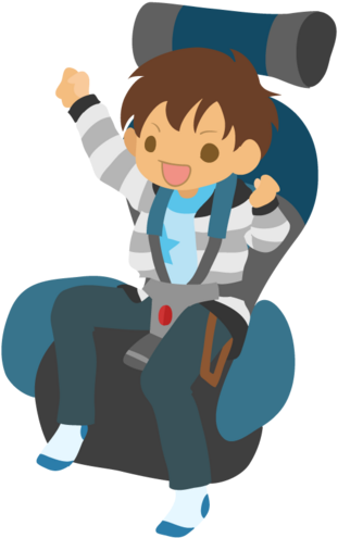 チャイルドシート - Cartoon (466x640)