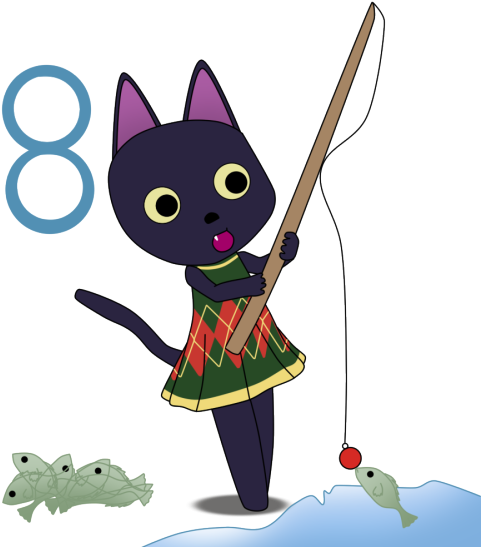 Why Can't I Catch Fish Like This - Cartoon (500x556)
