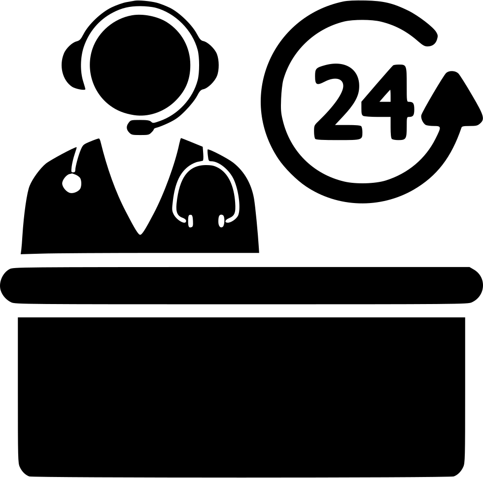 Reception Comments - Hospital Reception Icon Vector (980x970)