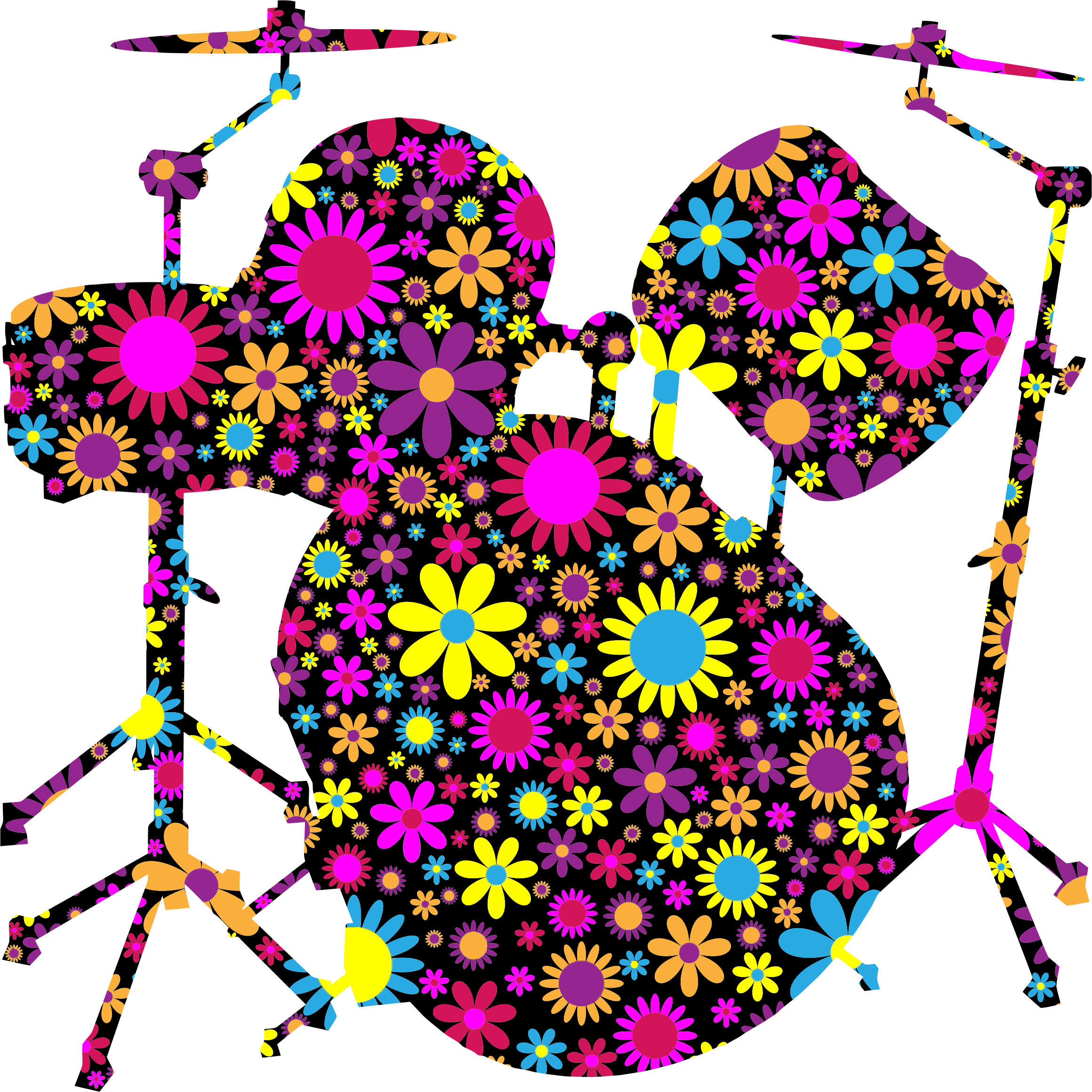 Big Image - Drums Clipart (2320x2320)