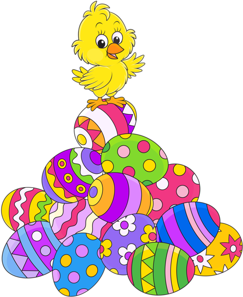 Easter Eggsand Chicken Png Picture - Easter Chicken (511x600)