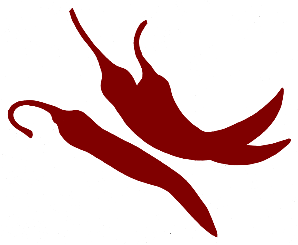 Chili Pepper Stencil - Chili Stencil (972x800)